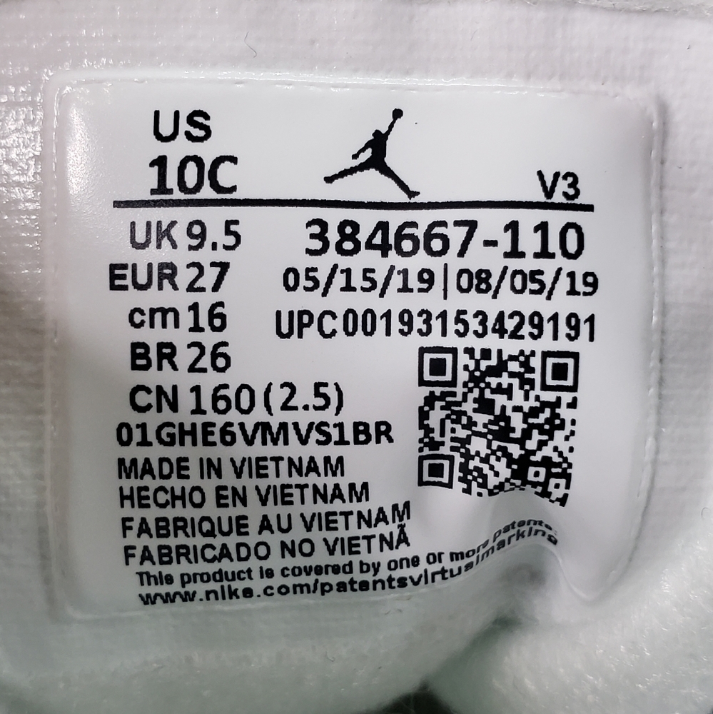 RARE Toddler Jordan Retro 6 "Alligator" SZ 10 - Picture 15 of 15